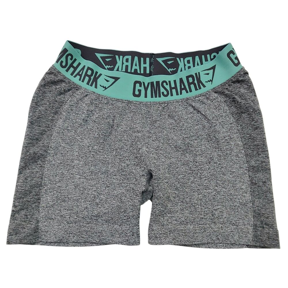 Gymshark Flex Training Shorts Womens Medium Gray Lightweight Stretch Athletic
